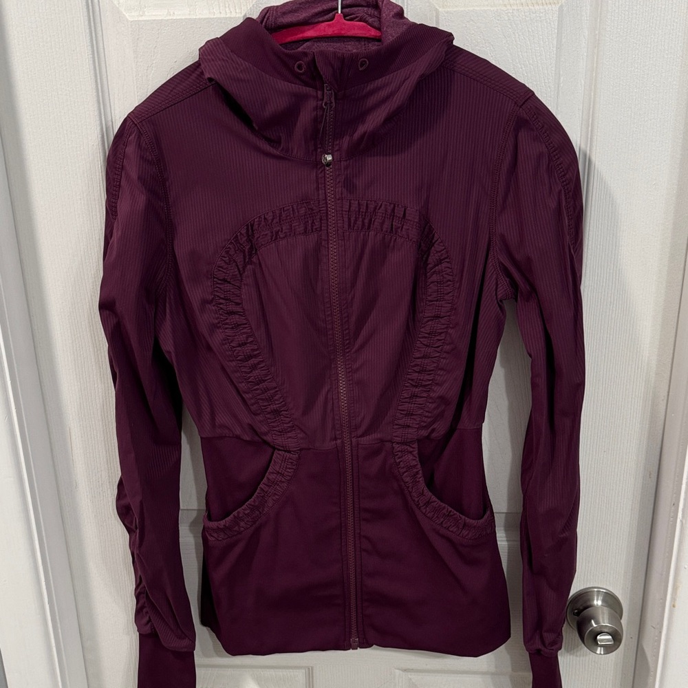 Lululemon Athletica Deep Burgundy Utility Jacket